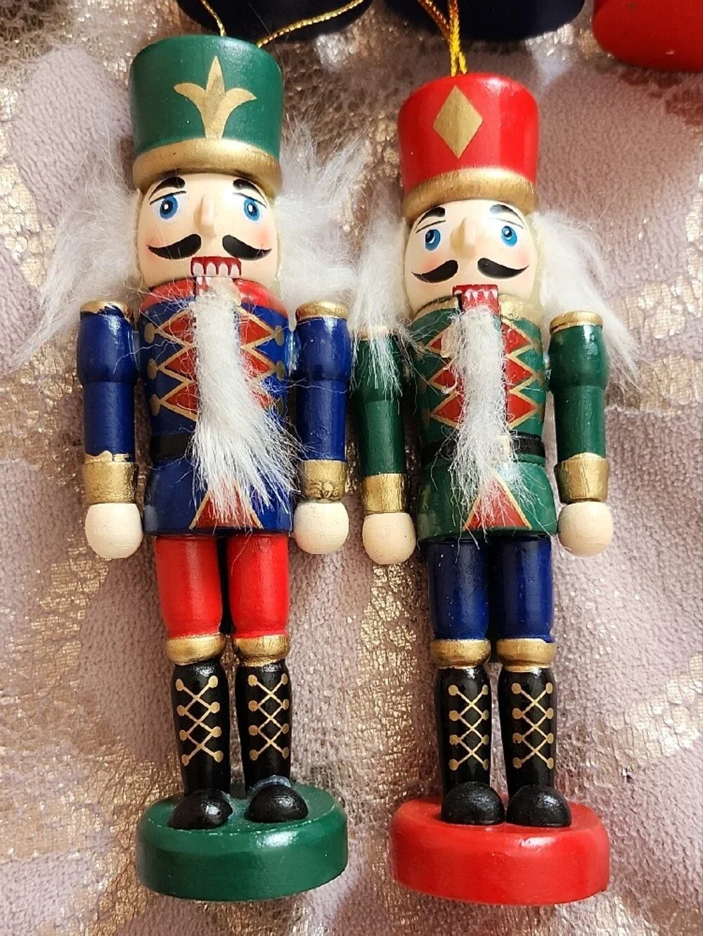 Nutcracker Wooden Ornaments Set 6